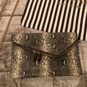 New Without Tags Henri Bendel Snakeskin Bag